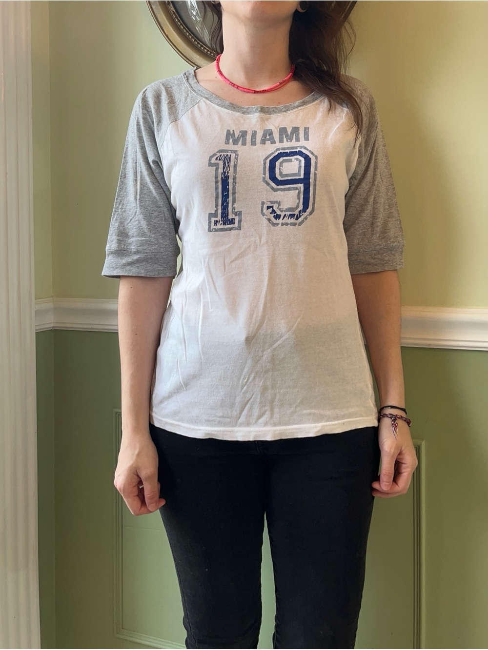 Derek Heart Y2K Miami 19 baseball shirt